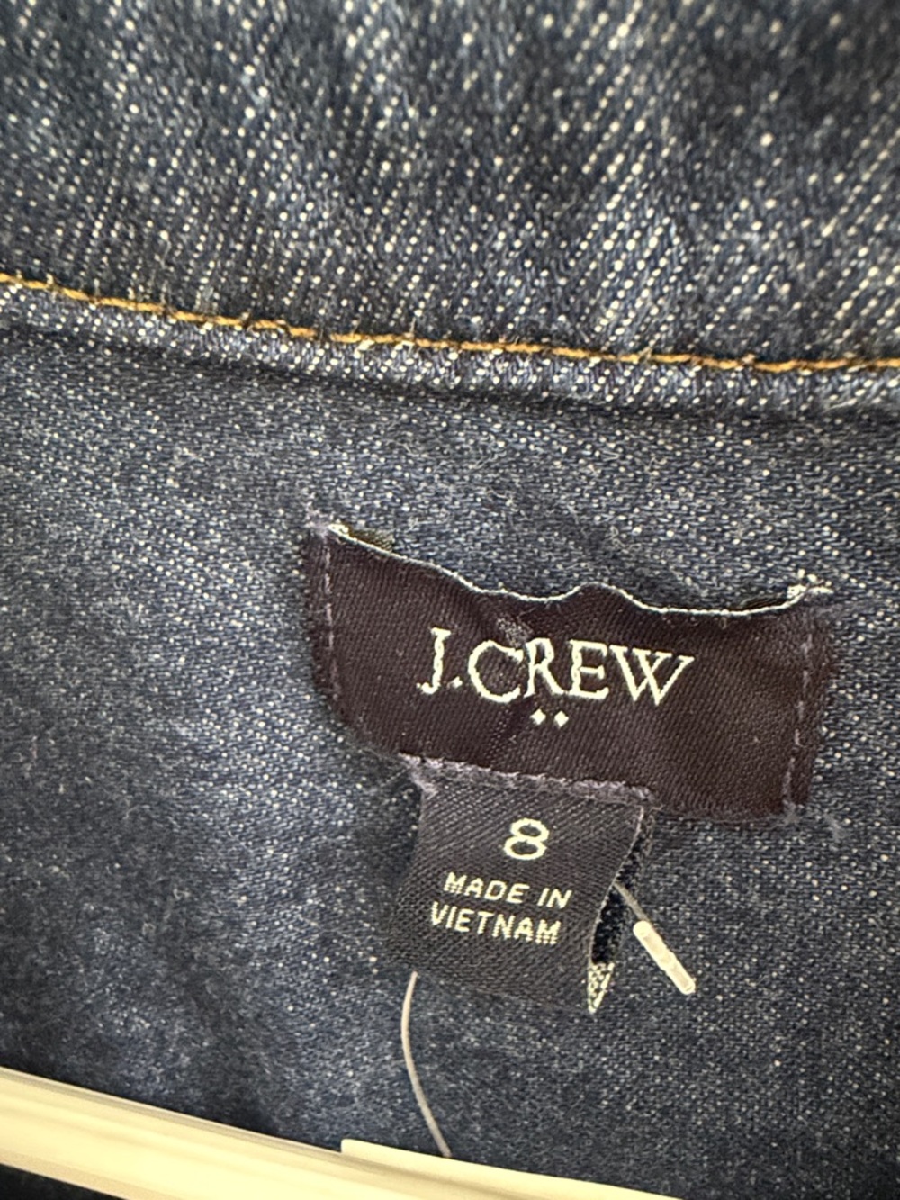 J.Crew Denim Shirt Dress Tie Waist – Classic Size 8 - Picture 4 of 4